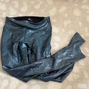 Heroine Sport Metallic Blue Leggings